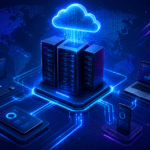 Server-based computing with centralized servers connected to multiple devices